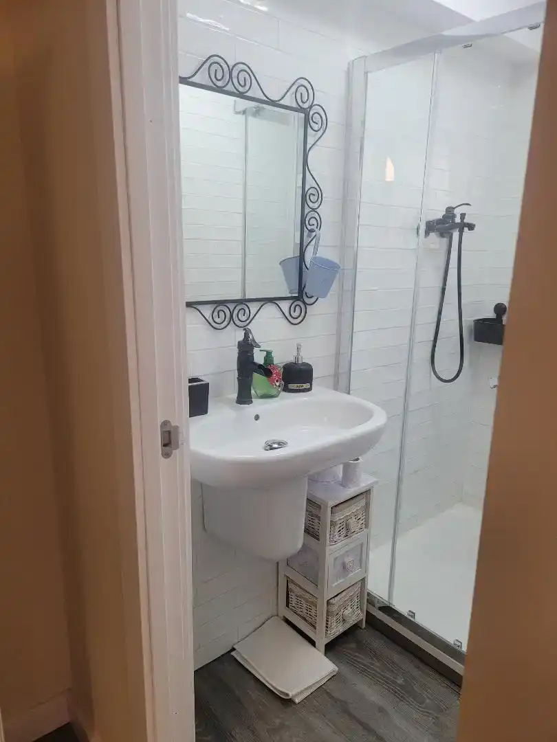 Badezimmer von Wohnung zur Miete in Medina de Pomar mit Balkon