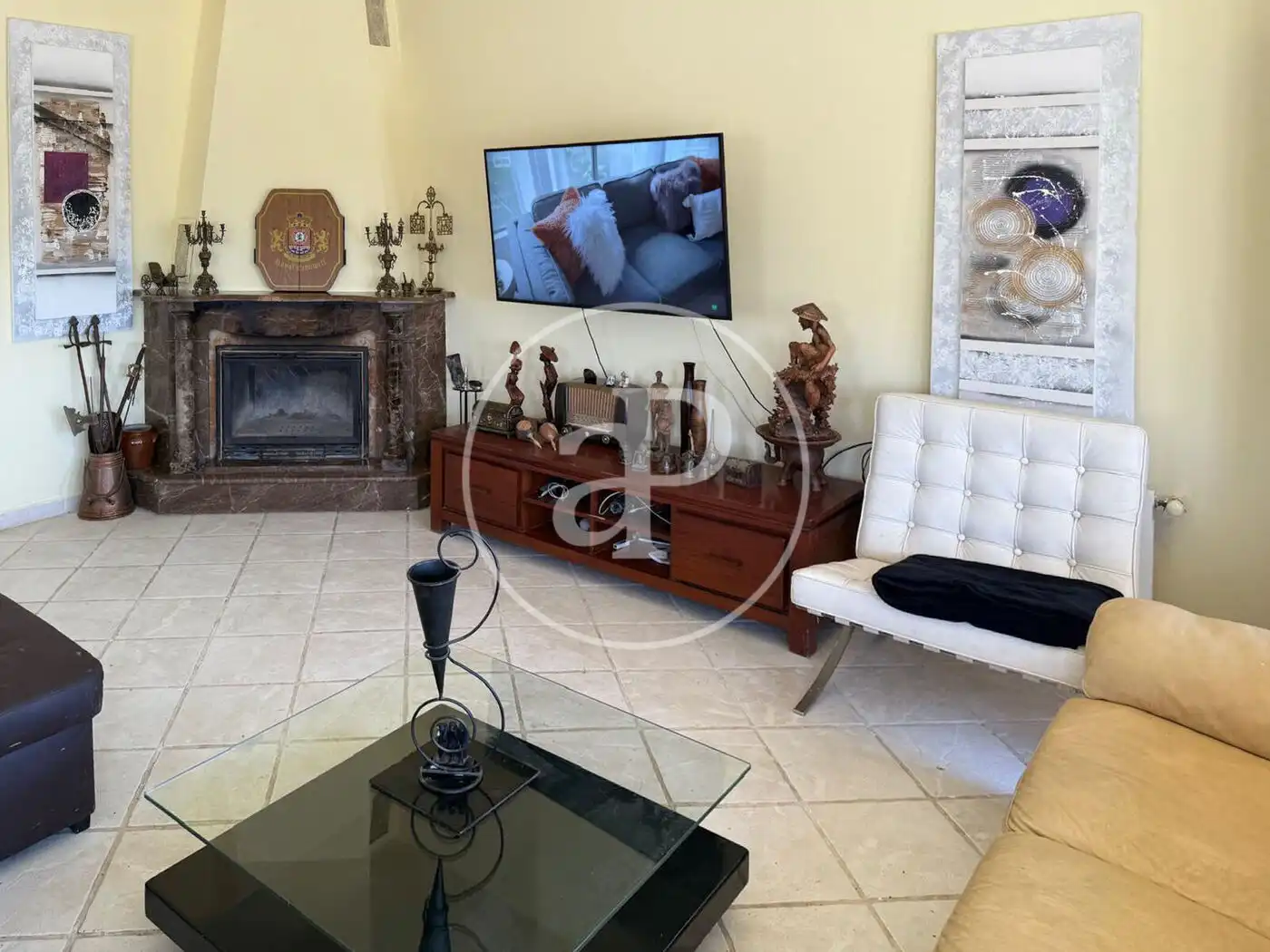Sala de estar de Casa o chalet en venta en Onil con Aire acondicionado, Calefacción y Jardín privado