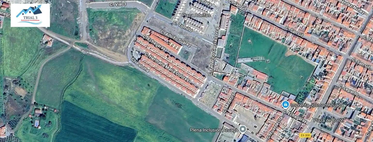 Vista exterior de Piso en venta en Azuaga