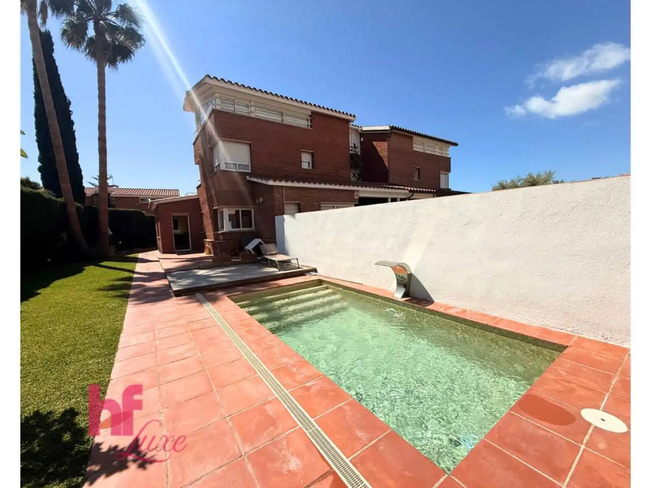 Jardí de Casa adosada en venda en Sant Vicenç de Montalt amb Aire condicionat, Calefacció i Jardí privat