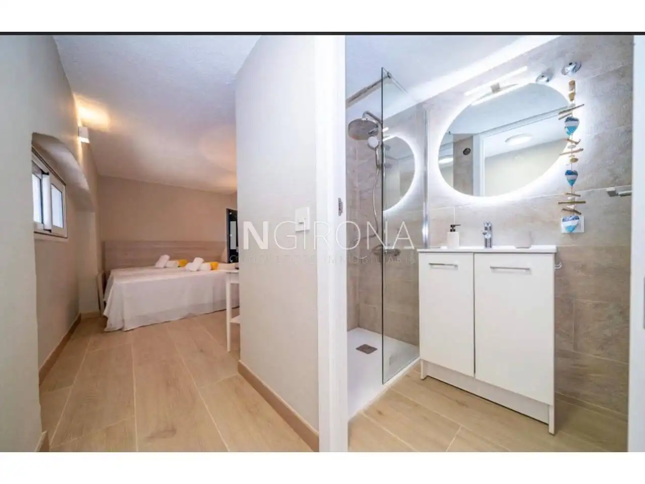 Bany de Casa o xalet de lloguer en Lloret de Mar amb Aire condicionat, Jardí privat i Terrassa