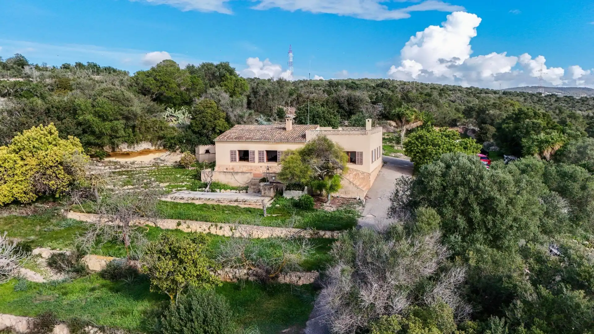 Vista exterior de Finca rústica en venta en Marratxí con Jardín privado y Terraza