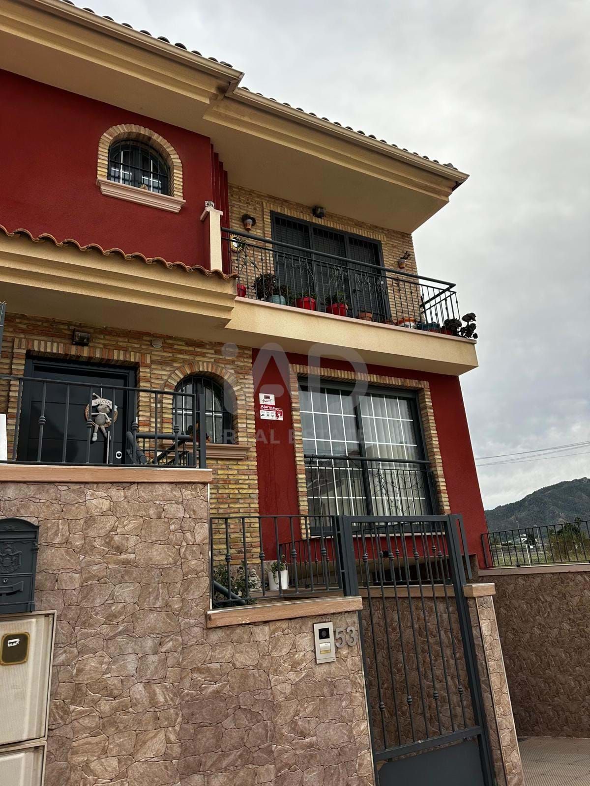 Exterior view of Single-family semi-detached for sale in  Murcia Capital  with Air Conditioner, Heating and Terrace