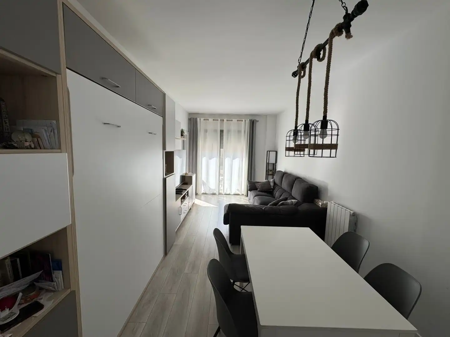 Sala d'estar de Pis en venda en Badalona amb Aire condicionat, Calefacció i Parquet