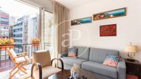 Living room of Flat to rent in  Barcelona Capital  with Air Conditioner and Terrace