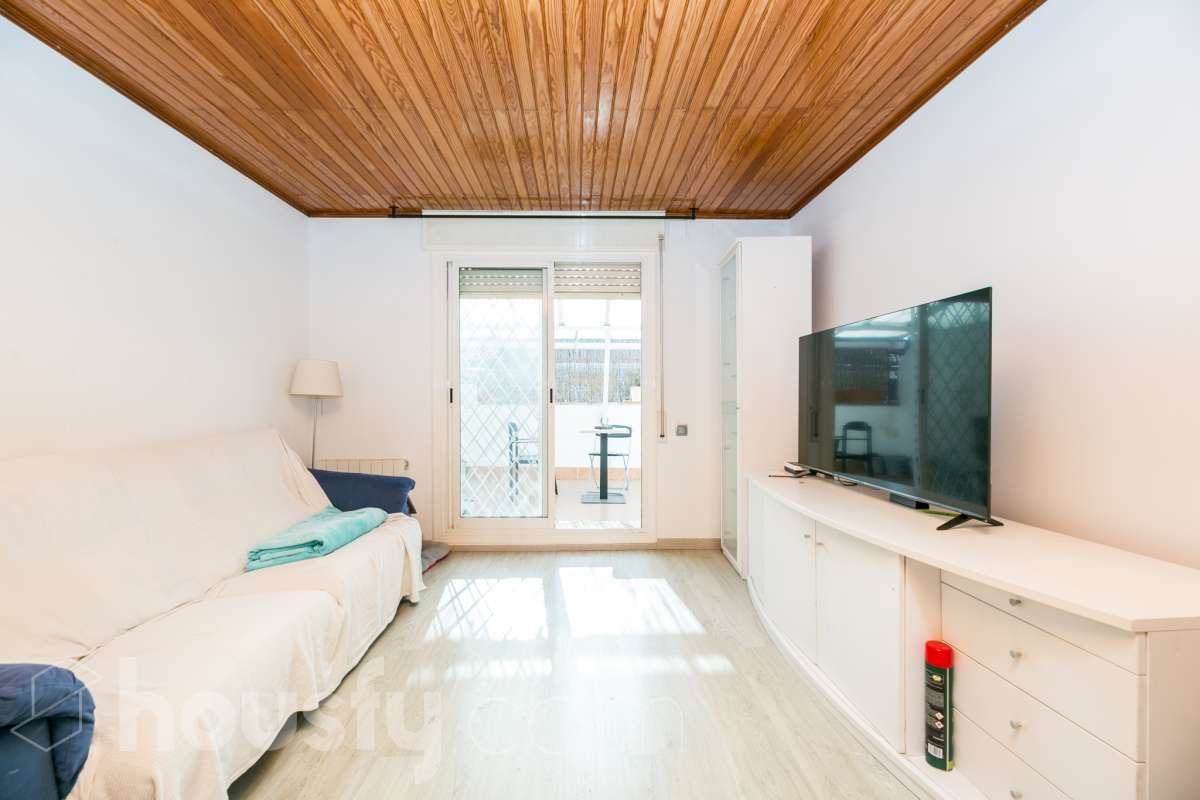 Sala d'estar de Àtic en venda en El Prat de Llobregat amb Aire condicionat, Calefacció i Terrassa