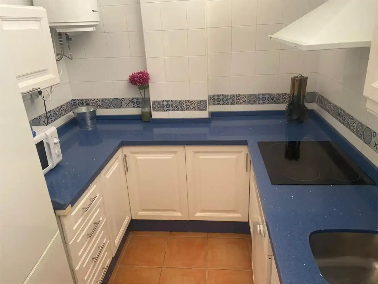 Kitchen of Flat for rent in Barbate  with Swimming Pool, Furnished and Oven