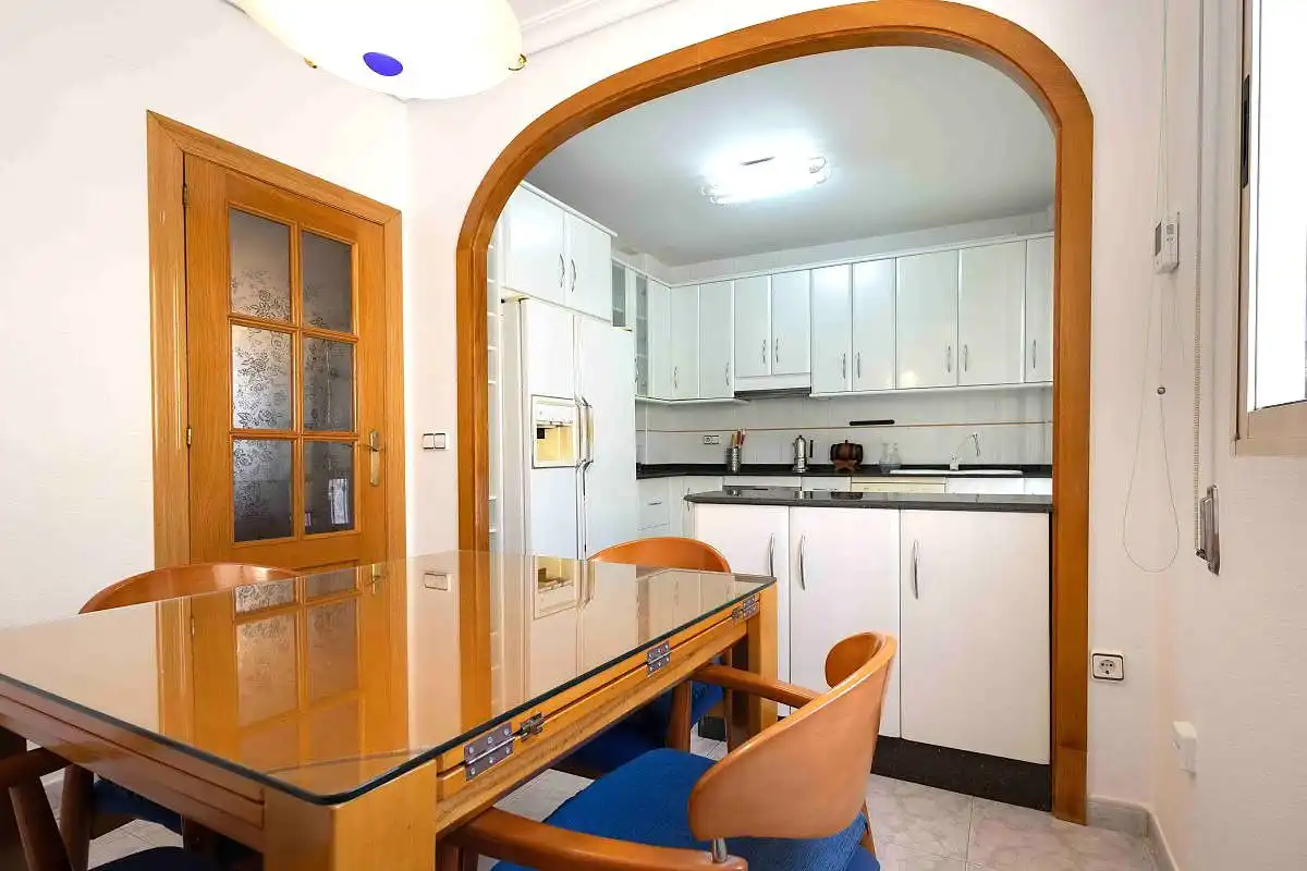 Küche von Maisonette zur Miete in Murcia mit Klimaanlage, Heizung und Terrasse