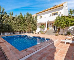 Swimming pool of Single-family semi-detached for sale in Marbella  with Private garden, Terrace and Swimming Pool
