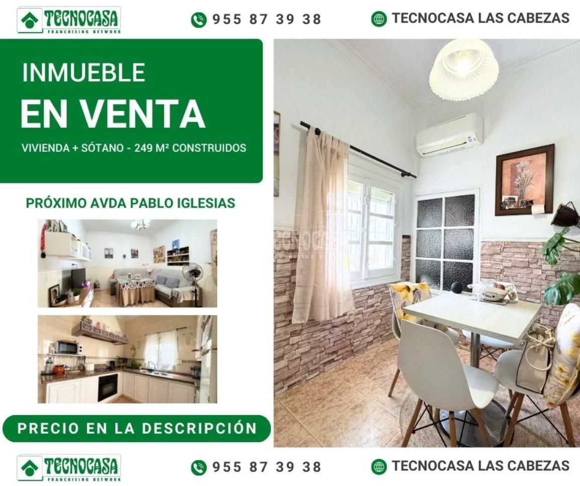 Exterior view of House or chalet for sale in Las Cabezas de San Juan  with Air Conditioner and Terrace