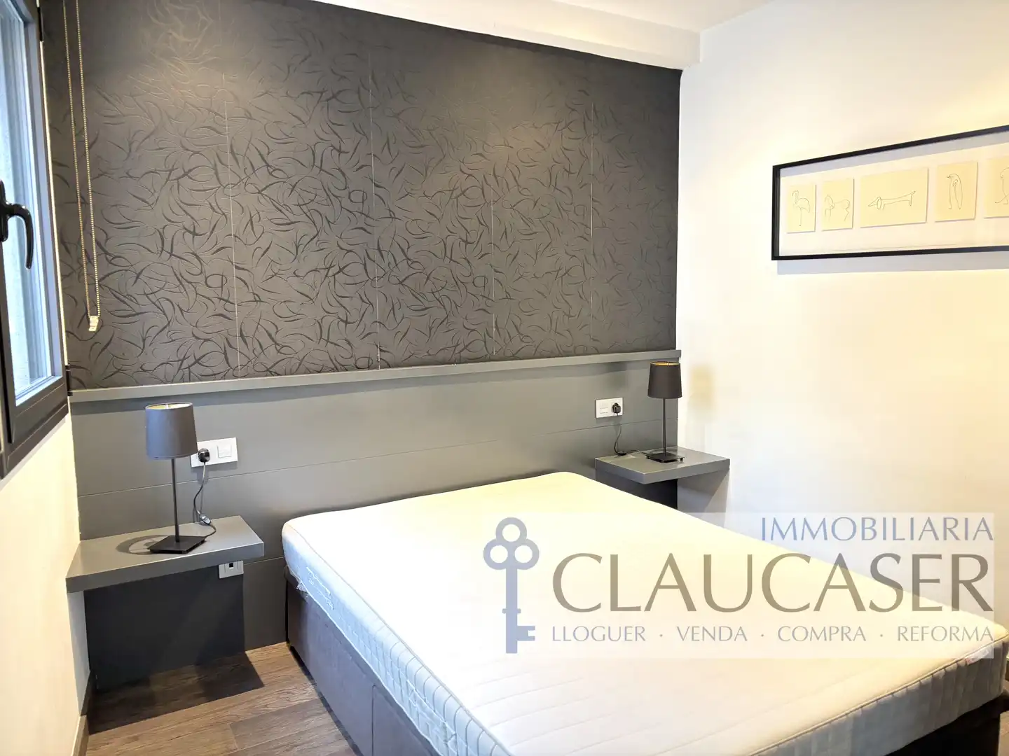 Bedroom of Flat for rent in Santa Coloma de Gramenet  with Heating, Furnished and Oven