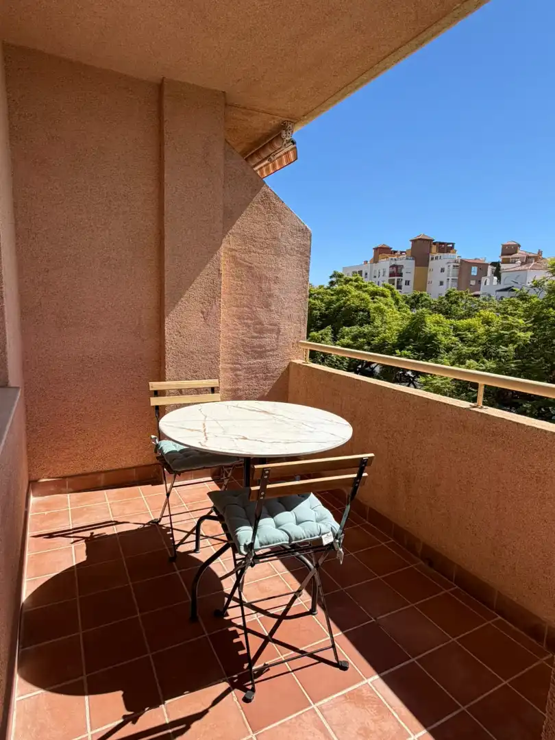 Balcony of Flat for rent in Benalmádena  with Air Conditioner, Terrace and Furnished