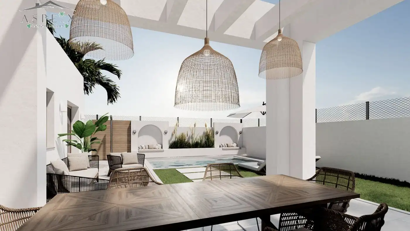 Terrace of Houses for sale in Aspe  with Private garden, Terrace and Storage room