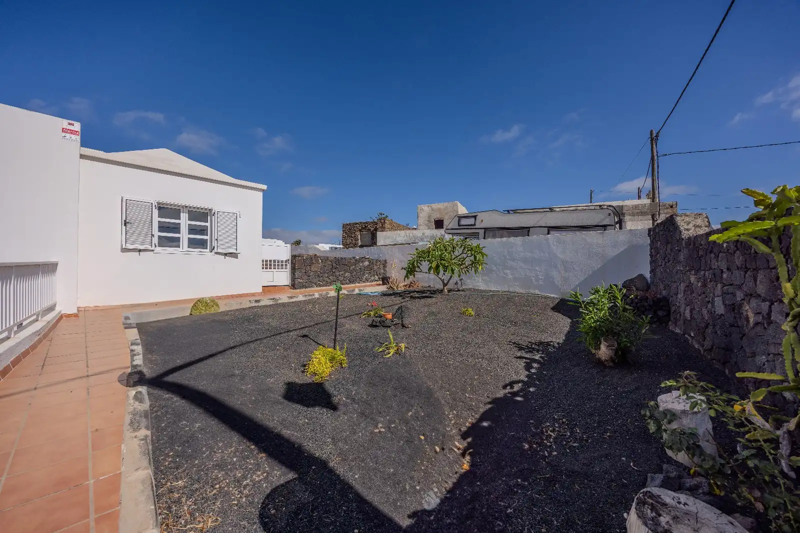 Vista exterior de Casa o chalet en venta en Tías con Jardín privado, Terraza y Piscina