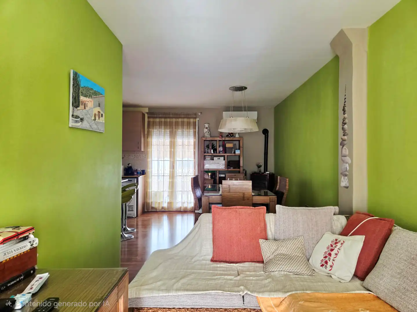 Sala d'estar de Pis en venda en Valencia amb Aire condicionat, Parquet i Moblat