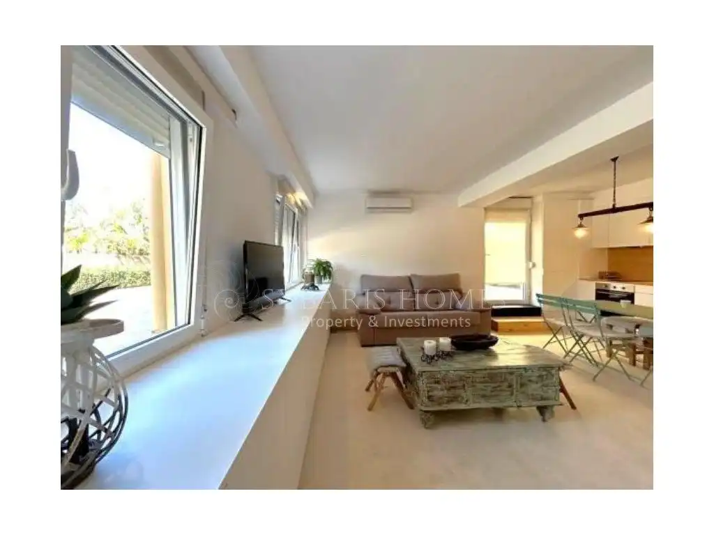 Außenansicht von Wohnung zum Verkauf in Dénia mit Klimaanlage, Privatgarten und Terrasse