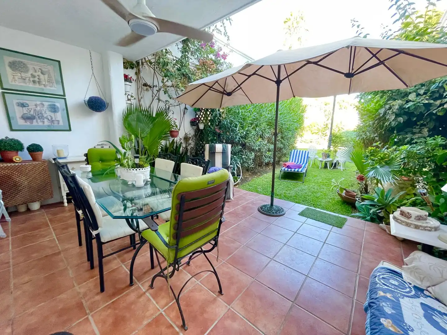 Terraza de Casa adosada en venta en Estepona con Aire acondicionado, Terraza y Amueblado