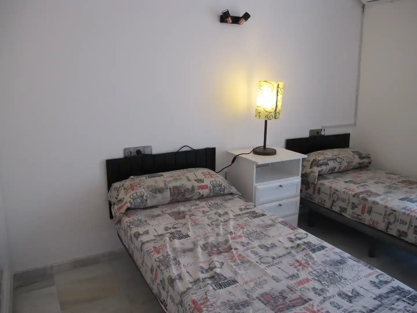 Schlafzimmer von Wohnung zur Miete in Sant Josep de sa Talaia mit Klimaanlage, Möbliert und Balkon