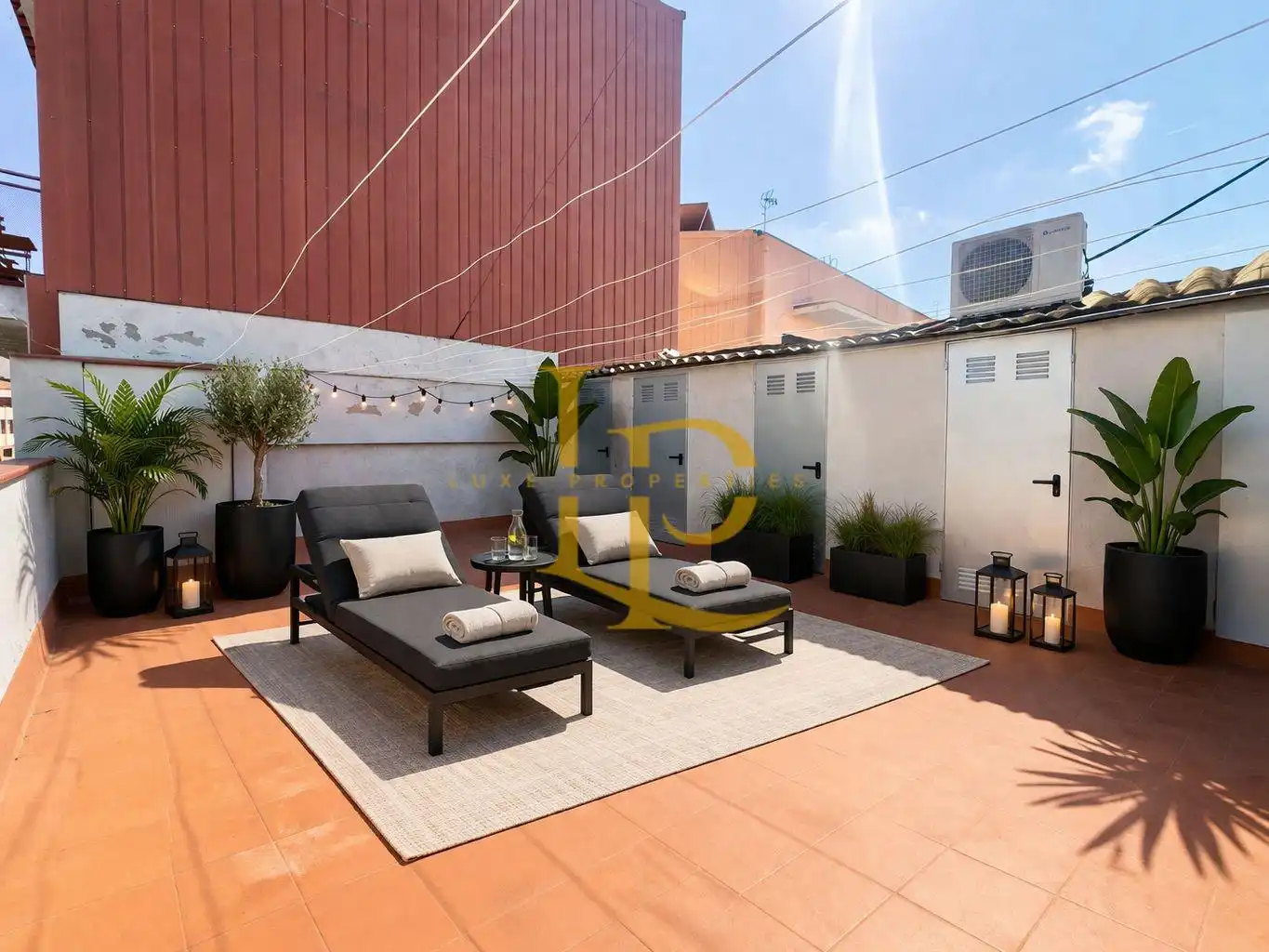 Terrace of Flat for sale in Terrassa  with Air Conditioner, Heating and Parquet flooring
