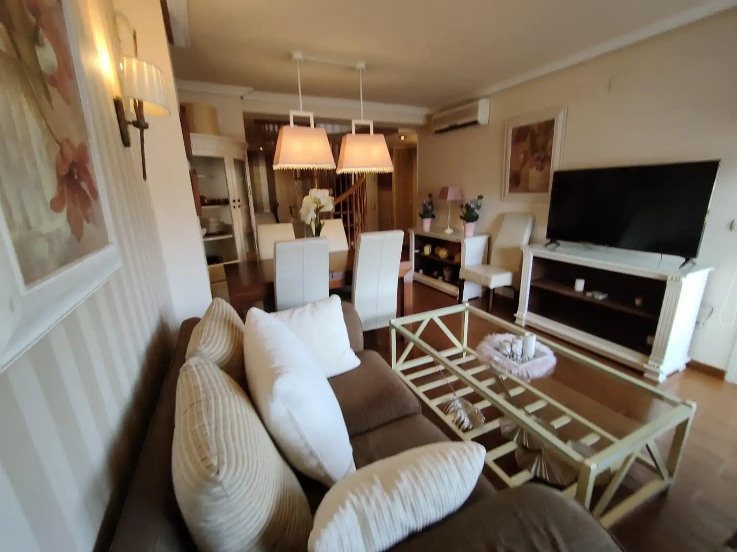 Sala d'estar de Apartament en venda en Oria amb Aire condicionat, Jardí privat i Terrassa