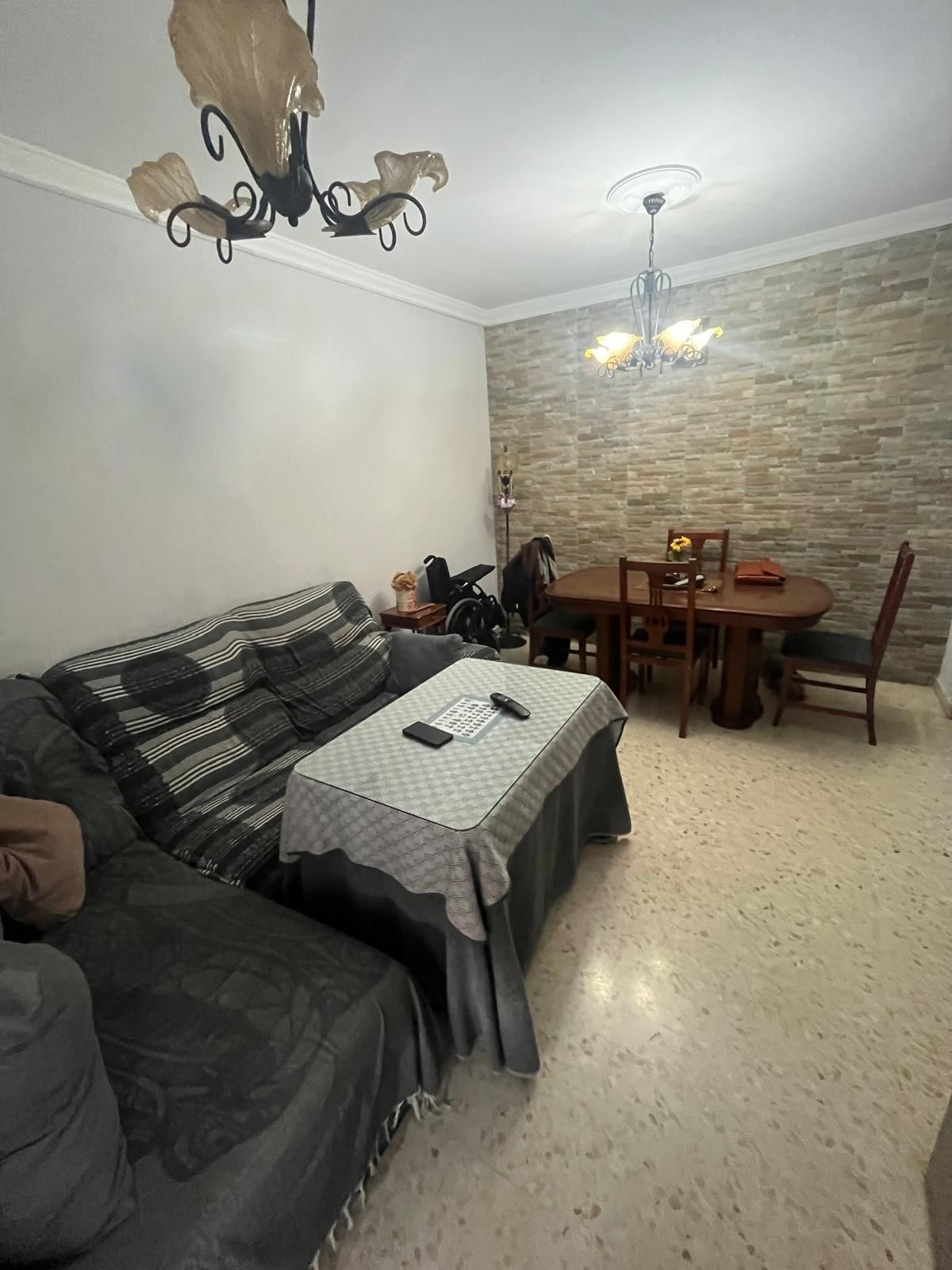 Living room of Single-family semi-detached for sale in Jerez de la Frontera  with Air Conditioner and Balcony