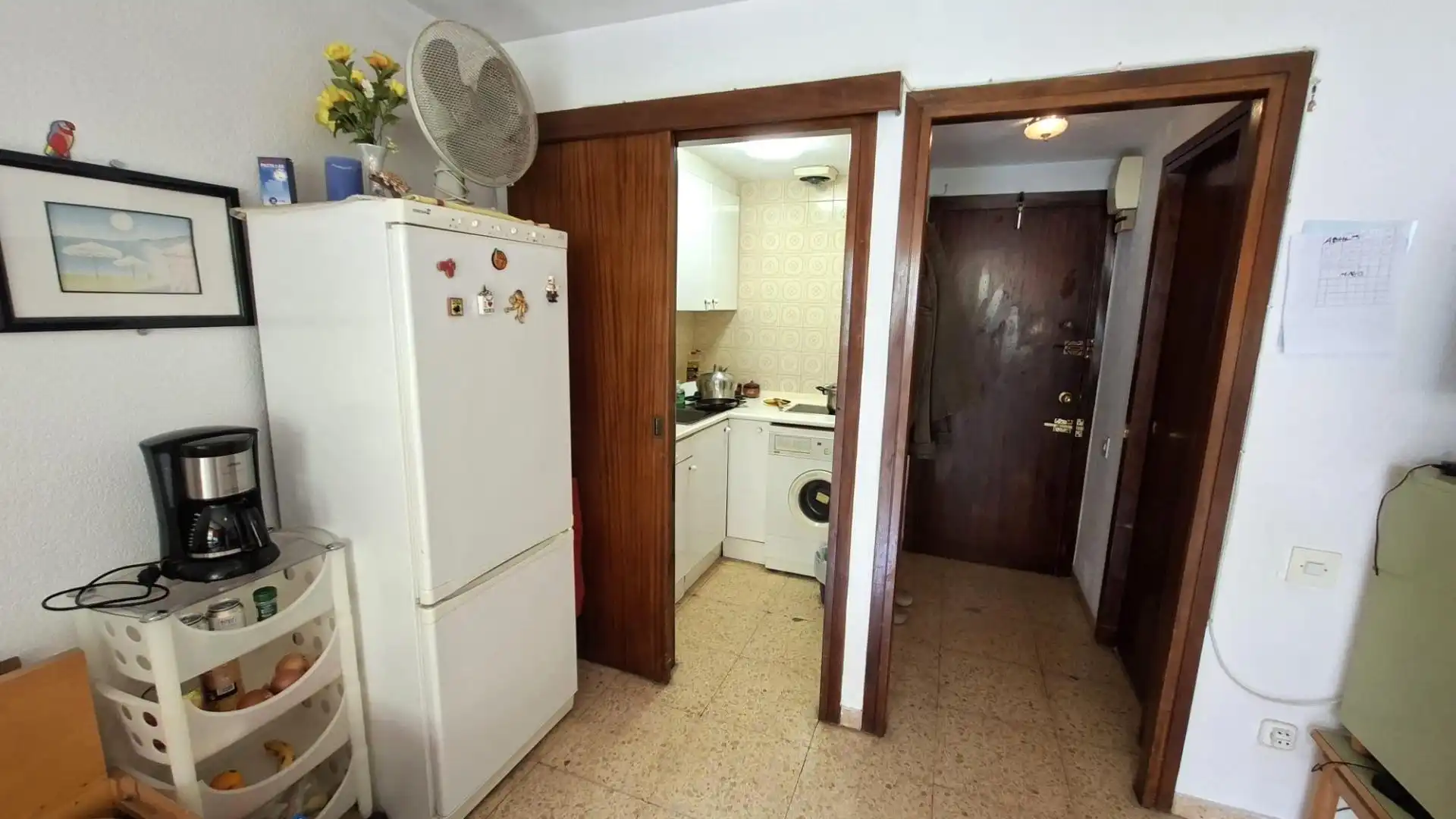 Cocina de Apartamento en venta en Benidorm con Jardín privado, Amueblado y Piscina comunitaria