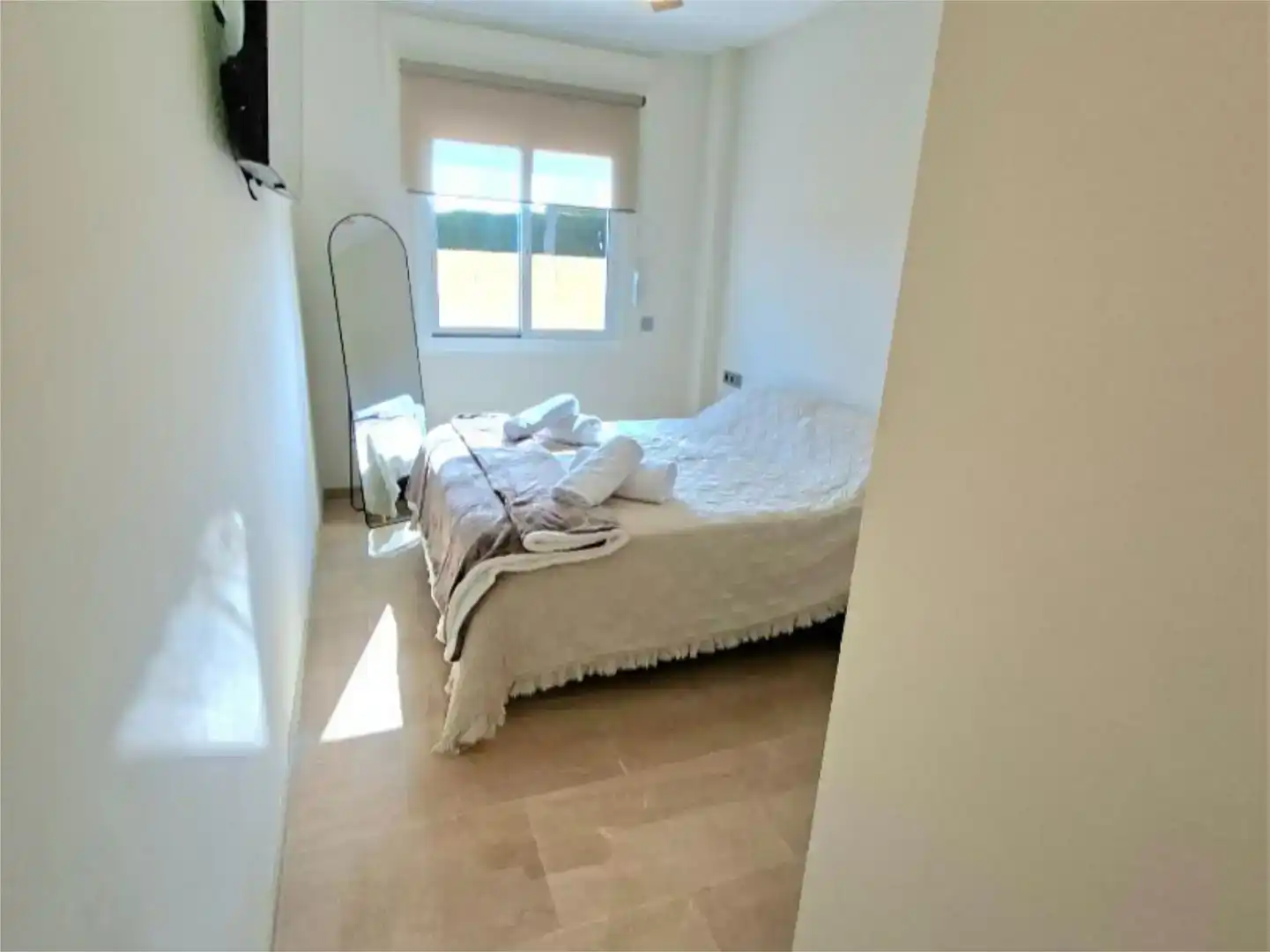 Bedroom of Flat for sale in Manilva  with Air Conditioner and Swimming Pool