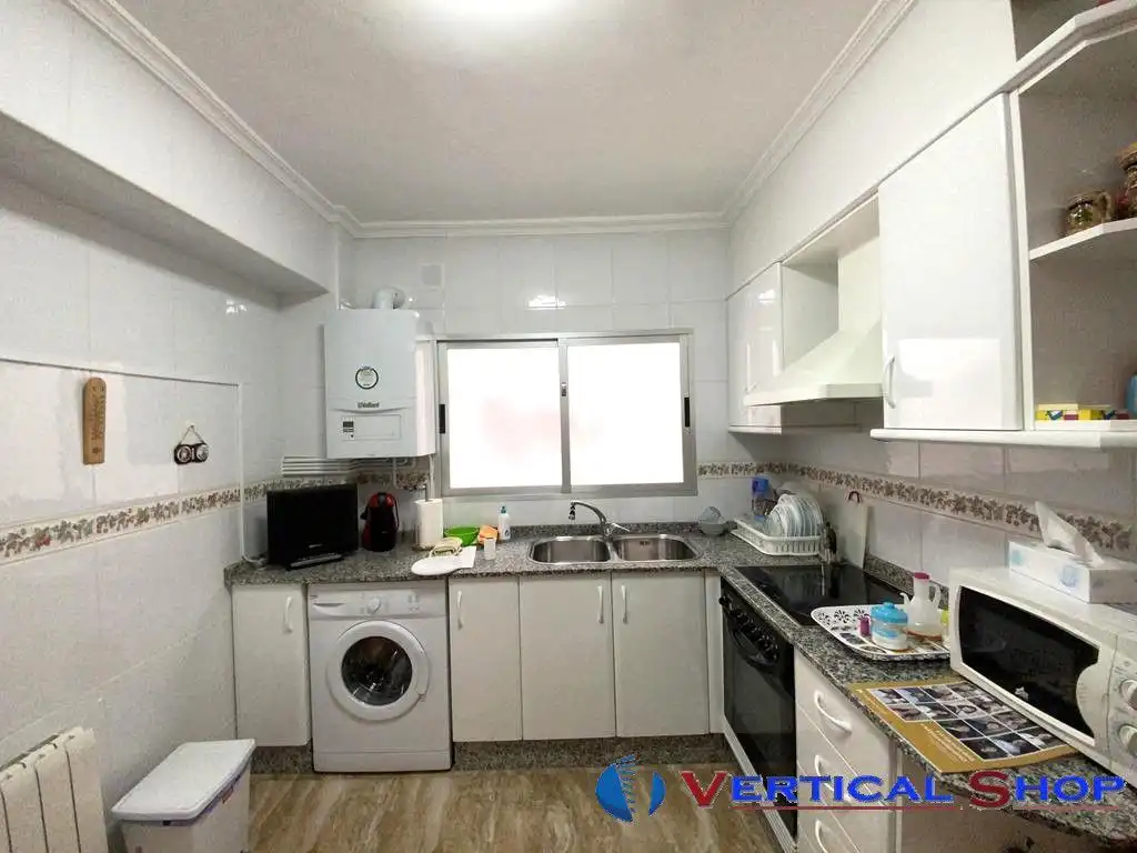 Kitchen of Flat for sale in Caudete  with Air Conditioner, Heating and Balcony
