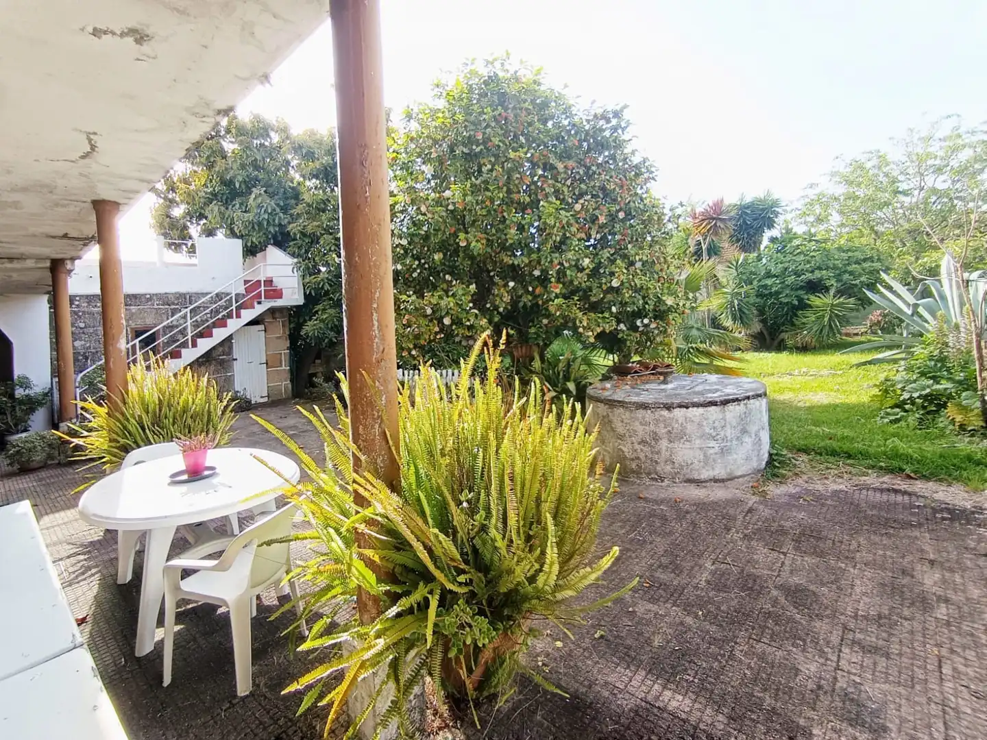 Terraza de Casa o chalet en venta en Pontevedra Capital  con Calefacción, Jardín privado y Terraza