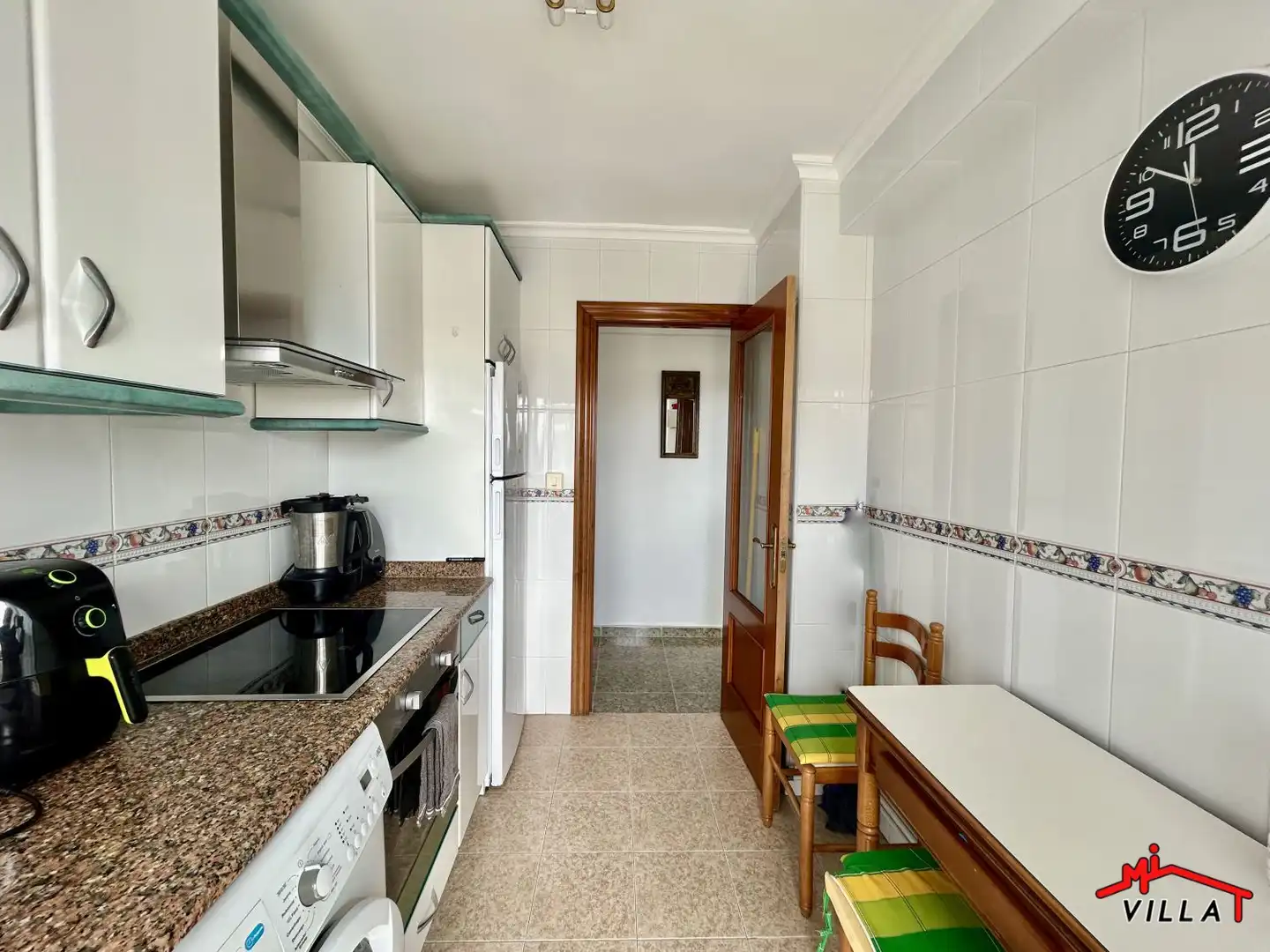 Kitchen of Flat for rent in Laredo  with Heating, Terrace and Furnished
