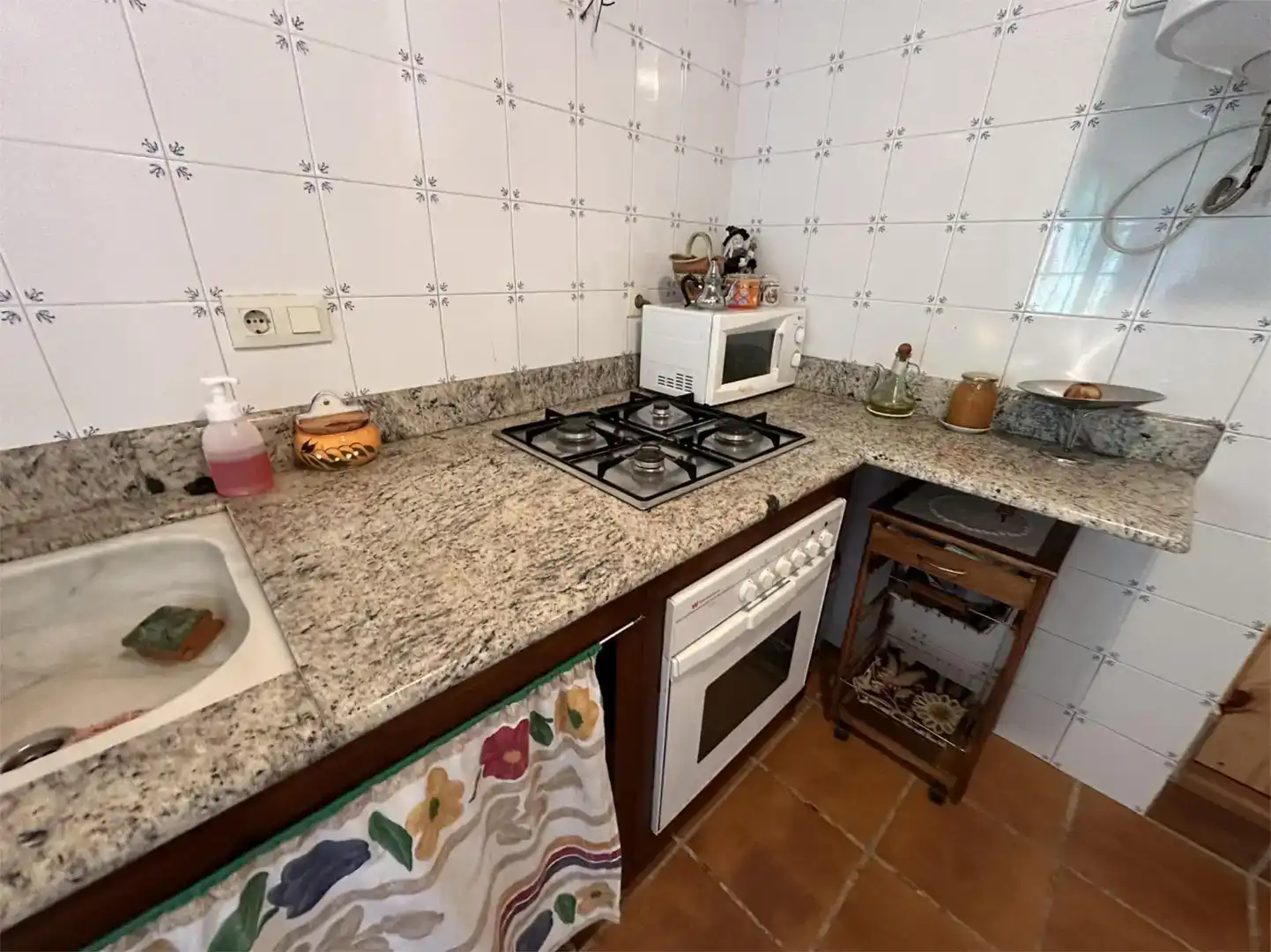 Cocina de Finca rústica en venta en Sant Vicenç de Castellet con Jardín privado, Trastero y Piscina