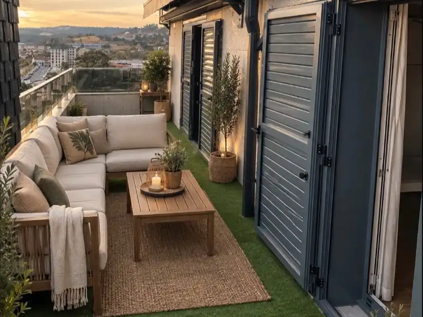 Terrasse von Maisonette zum Verkauf in Ourense Capital  mit Klimaanlage, Terrasse und Balkon