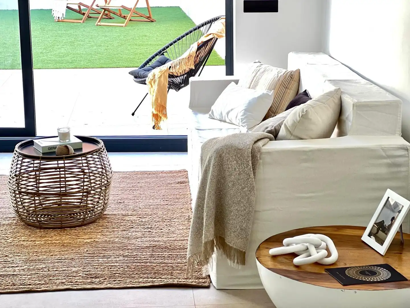 Sala de estar de Casa o chalet en venta en Granollers con Aire acondicionado, Calefacción y Jardín privado