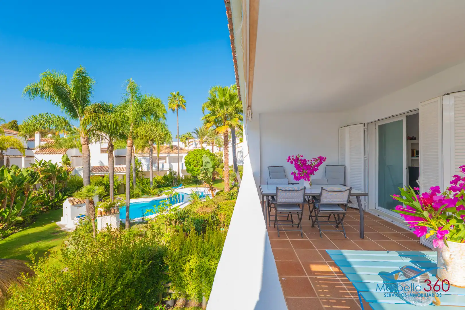 Jardí de Casa adosada en venda en Marbella amb Aire condicionat, Jardí privat i Terrassa