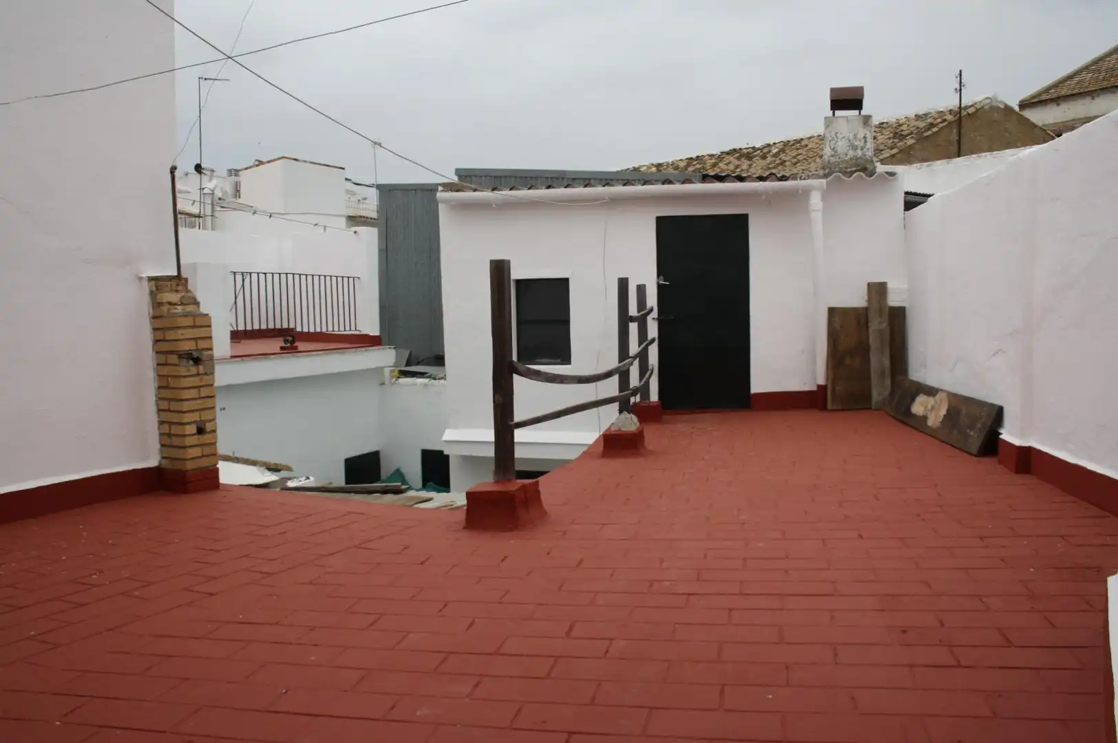 Terraza de Casa adosada en venta en Carrión de los Céspedes