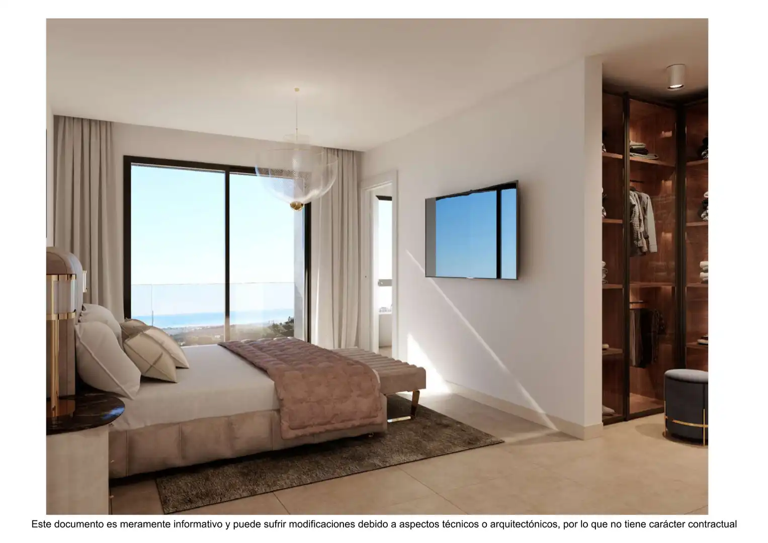 Habitación de Casa o chalet en venta en Finestrat con Aire acondicionado, Calefacción y Jardín privado