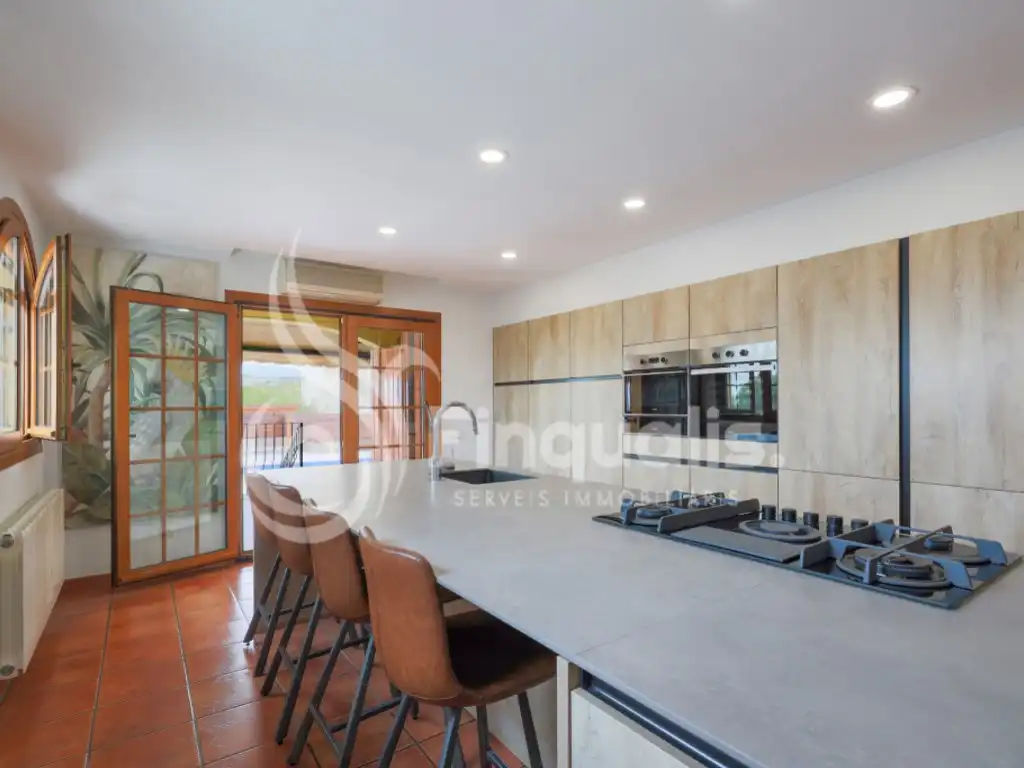 Cocina de Casa o chalet en venta en Santa Eulàlia de Ronçana con Aire acondicionado