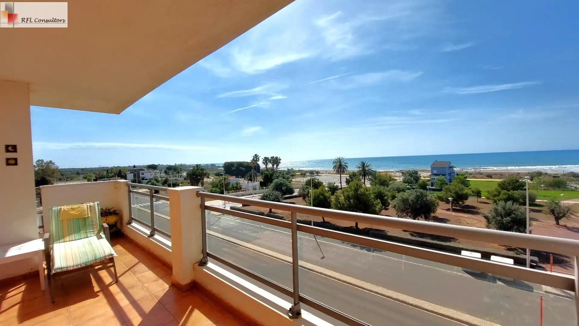 Terraza de Apartamento de alquiler en Torreblanca con Jardín privado, Terraza y Amueblado