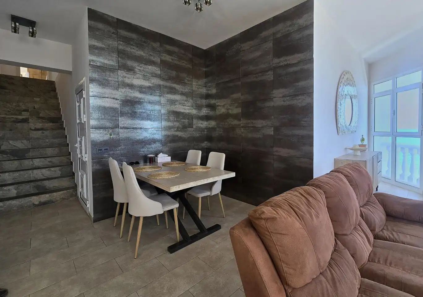Comedor de Dúplex de alquiler en Adeje con Aire acondicionado, Terraza y Amueblado