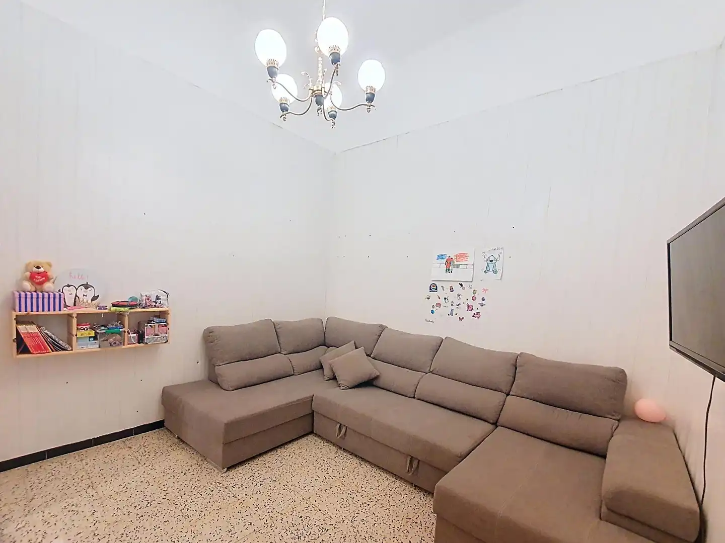 Sala de estar de Piso en venta en Las Palmas de Gran Canaria