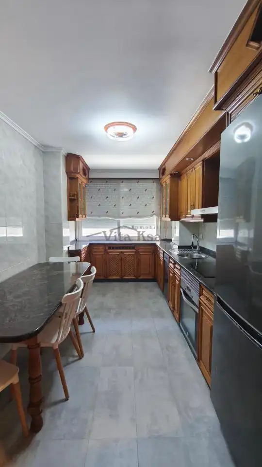 Kitchen of Flat for rent in Ourense Capital   with Heating, Parquet flooring and Storage room