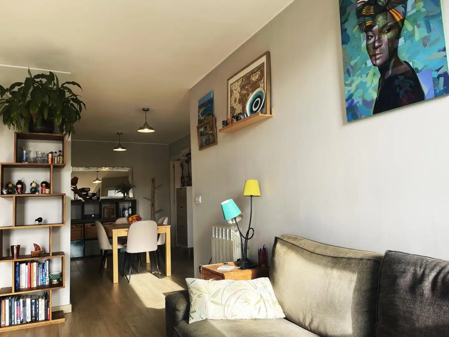 Sala d'estar de Pis en venda en Granollers amb Calefacció i Parquet