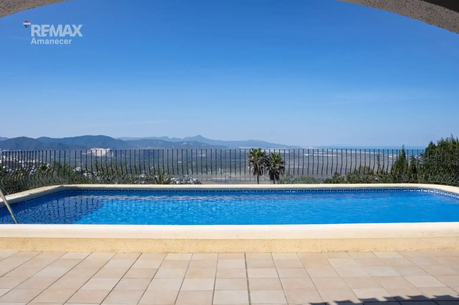 Piscina de Casa o xalet en venda en El Ràfol d'Almúnia amb Aire condicionat, Jardí privat i Terrassa