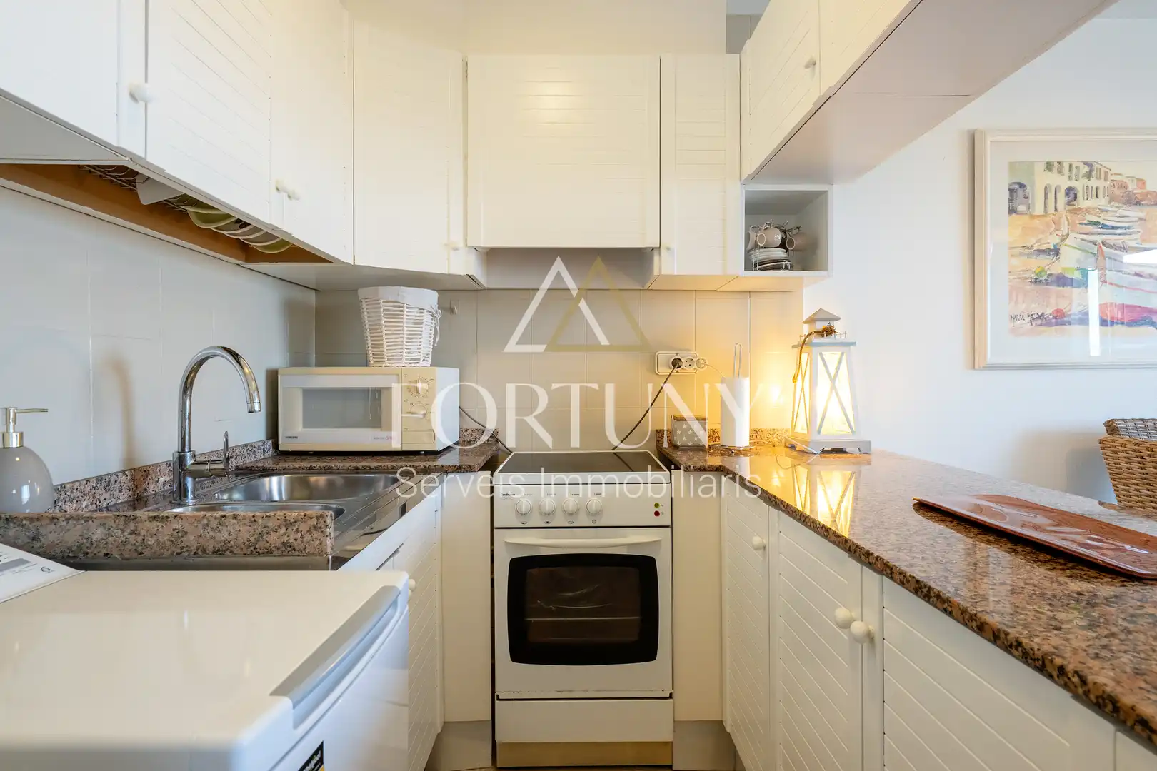 Kitchen of Flat for sale in Cambrils  with Air Conditioner and Balcony