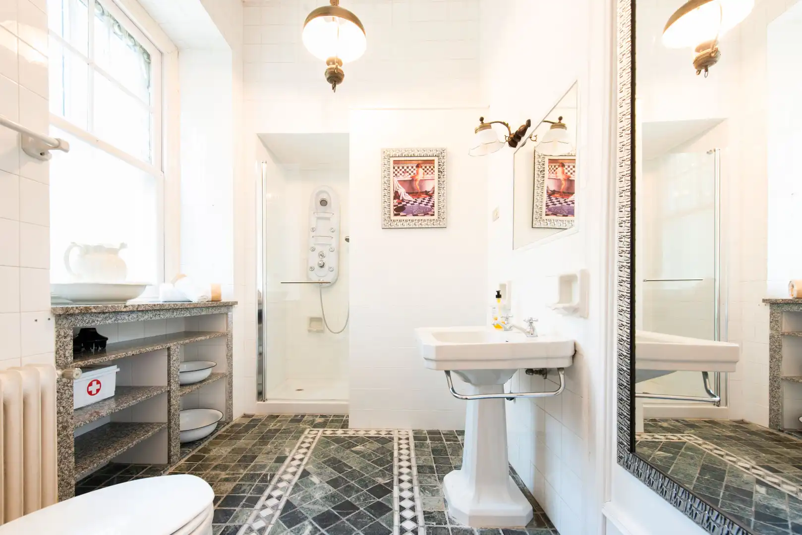 Baño de Casa o chalet de alquiler en Redondela con Calefacción, Jardín privado y Parquet