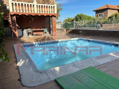 Swimming pool of Single-family semi-detached for sale in Seseña  with Air Conditioner, Terrace and Swimming Pool