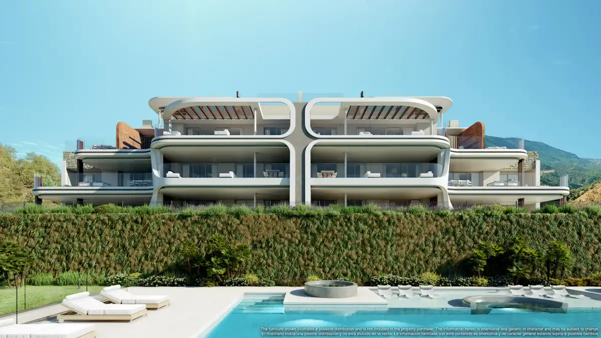 Vista exterior de Planta baja en venta en Benahavís con Aire acondicionado, Jardín privado y Terraza