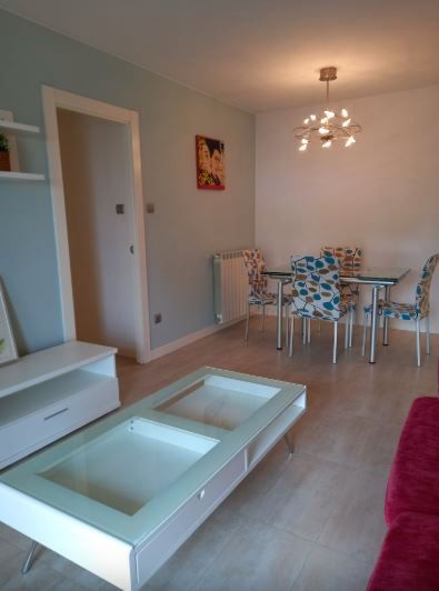 Dining room of Flat to rent in  Zaragoza Capital  with Heating, Parquet flooring and Furnished