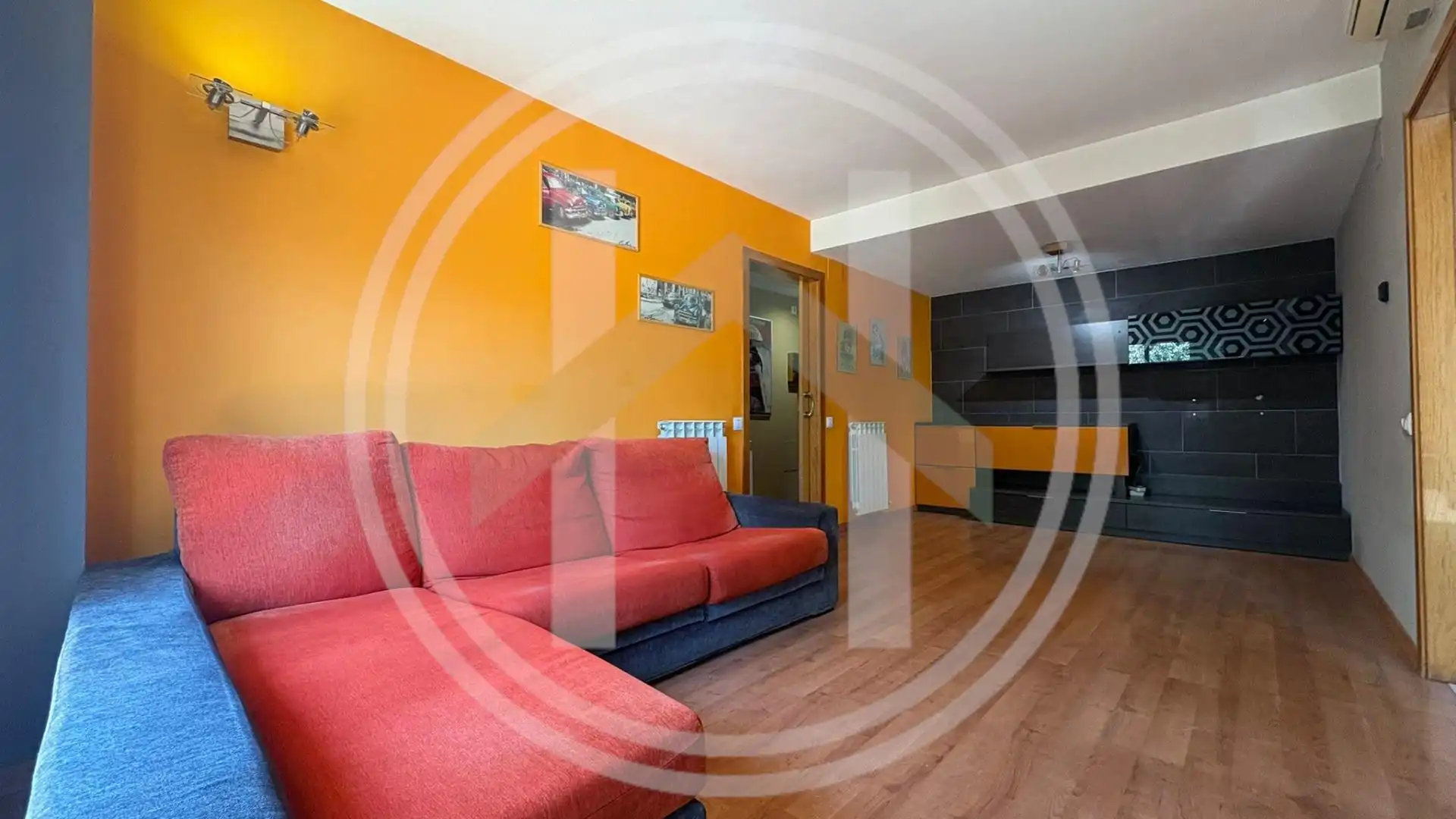 Sala de estar de Piso en venta en Granollers con Aire acondicionado, Calefacción y Parquet