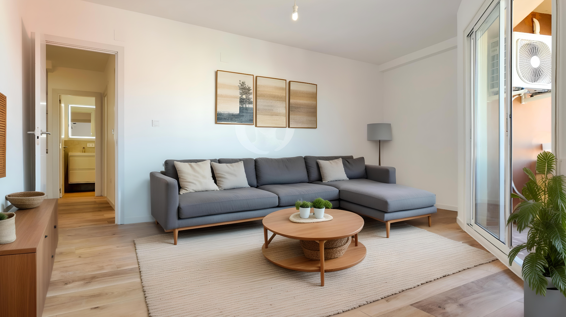 Living room of Flat for sale in Torrent  with Air Conditioner, Heating and Terrace